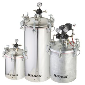 5 Gallon Pressure Tank, Gear Reduced, Agitated, Stainless Steel