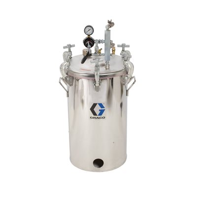 10 Gal SS Press Tank No Agitator, High Pressure