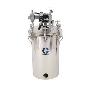 10 Gal SS Press Tank with Agitator, High Pressure