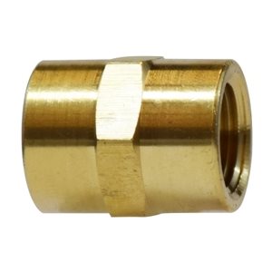 1/8 Double Hex Coupling, Heavy Barstock