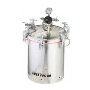 5 Gallon Pressure Tank, Gear Reduced, Agitated, Stainless Steel