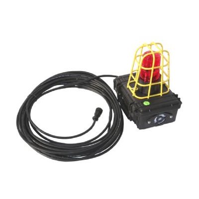 High Intensity Audible/Visual Alarm Box W/50' Cable 9-12Vdc 120Dba