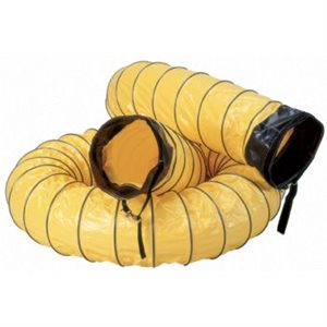 12IN. PVC DUCT X 15'L, YELLOW