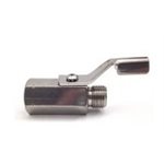3/8in Nps (M) X Npt (M) Ball Valve S.S.